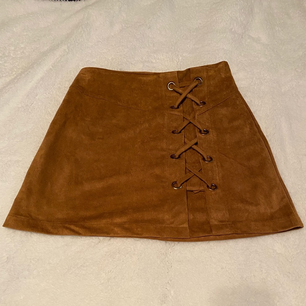 MOVING SALE 3/$20 or 5/$25 suede skirt